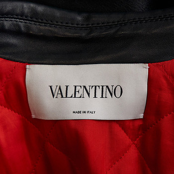 бирка Кожаная куртка Valentino