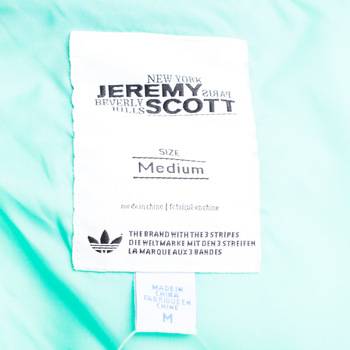 бирка Пуховик Adidas x Jeremy Scott
