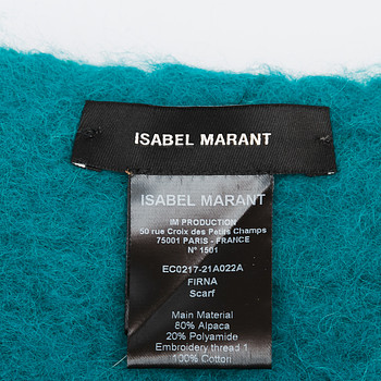 бирка Шарф Isabel Marant