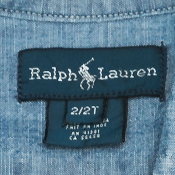 бирка Рубашка Ralph Lauren