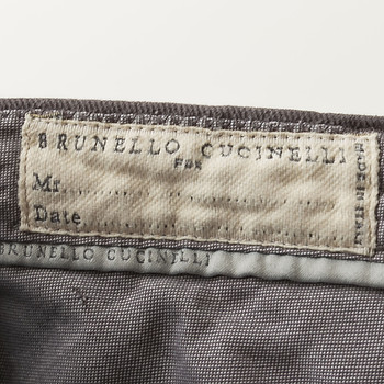 бирка Брюки Brunello Cucinelli