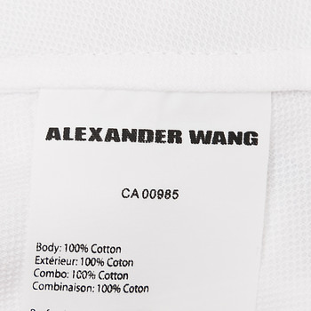 бирка Платье Alexander Wang