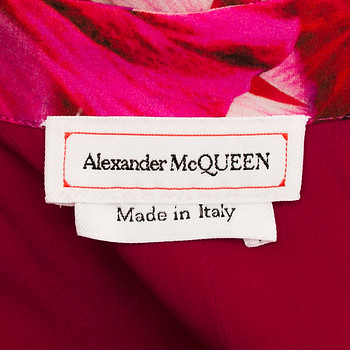 бирка Платье Alexander McQueen