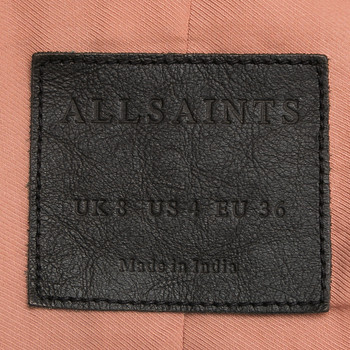 бирка Кожаная куртка All Saints