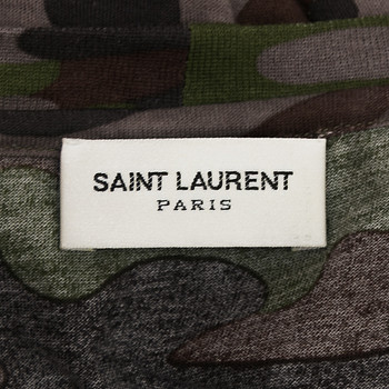 бирка Футболка Saint Laurent