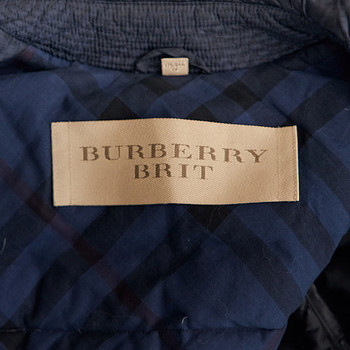 бирка Пуховик Burberry Brit