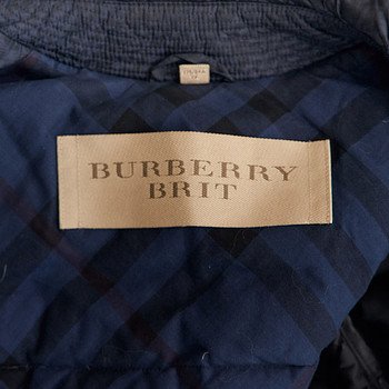 бирка Пуховик Burberry Brit