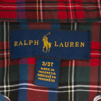 бирка Рубашка Ralph Lauren