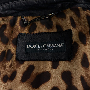 бирка Кожаная куртка Dolce&Gabbana
