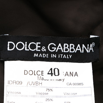 бирка Платье Dolce&Gabbana