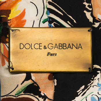 бирка Шуба Dolce&Gabbana