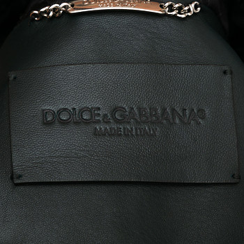 бирка Куртка кожаная Dolce&Gabbana