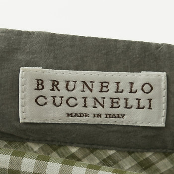 бирка Рубашка Brunello Cucinelli