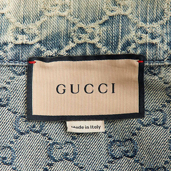 бирка Джинсовая куртка Gucci