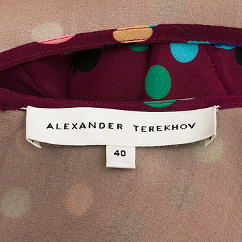 бирка Платье Alexander Terekhov