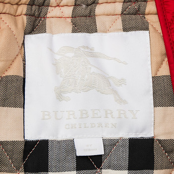 бирка Пуховик Burberry Children