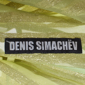 бирка Платье Denis Simachёv