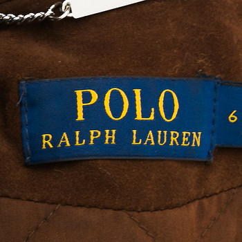 бирка Куртка кожаная Polo Ralph Lauren