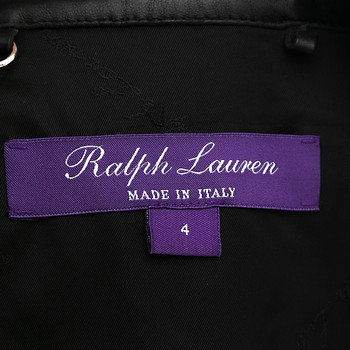 бирка Куртка кожаная Ralph Lauren