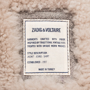 бирка Дубленка Zadig & Voltaire