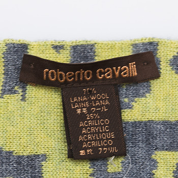 бирка Шарф Roberto Cavalli