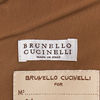 бирка Дубленка Brunello Cucinelli