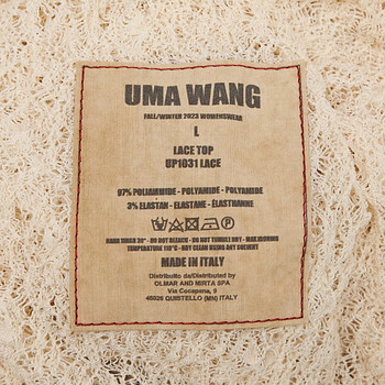 бирка Лонгслив Uma Wang