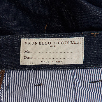бирка Джинсы Brunello Cucinelli
