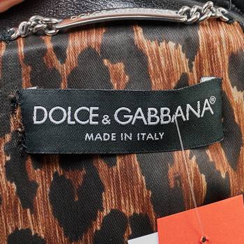 бирка Кожаный тренч Dolce&Gabbana