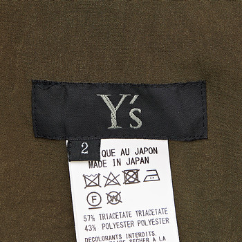 бирка Платье Yohji Yamamoto