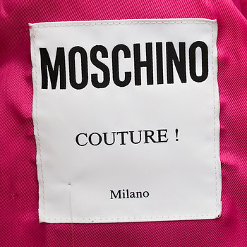 бирка Кожаная куртка Moschino