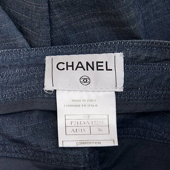бирка Брюки Chanel