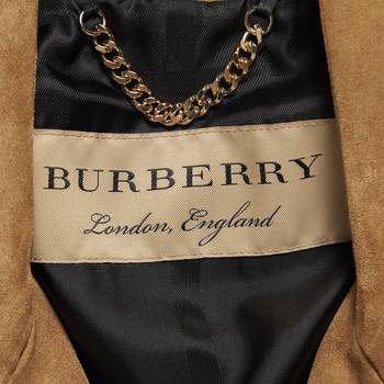бирка Кожаная куртка Burberry