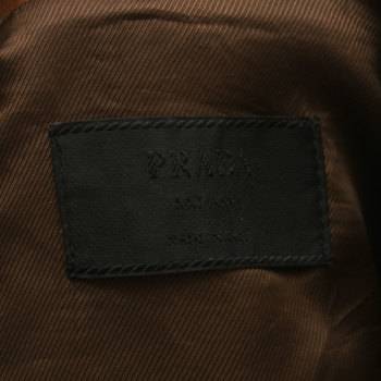 бирка Кожаная куртка Prada