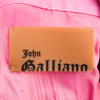 бирка Кожаная куртка John Galliano