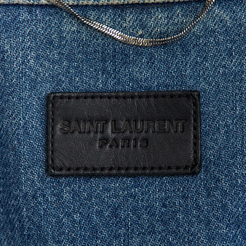 бирка Джинсовая куртка Saint Laurent