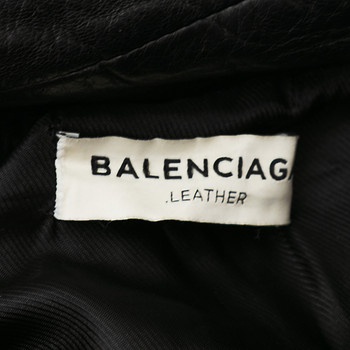 бирка Куртка кожаная Balenciaga