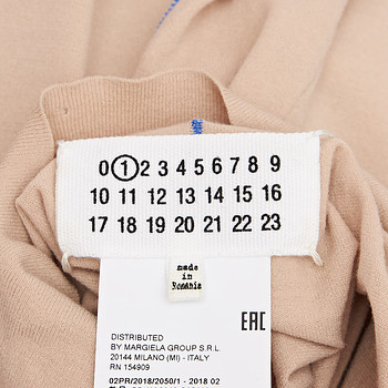 бирка Водолазка Maison Margiela