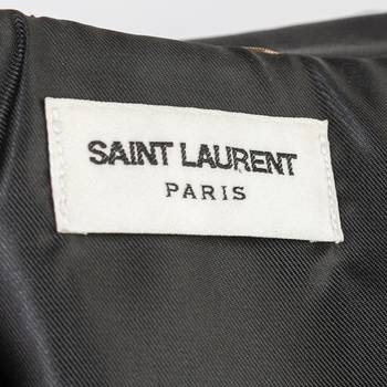 бирка Кожаная куртка Saint Laurent