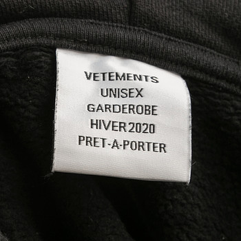бирка Худи Vetements