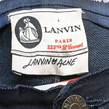 бирка Джинсы Lanvin & Acne