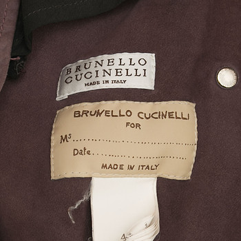 бирка Куртка Brunello Cucinelli