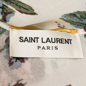 бирка Платье Saint Laurent