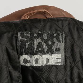 бирка Кожаная куртка Sportmax Code