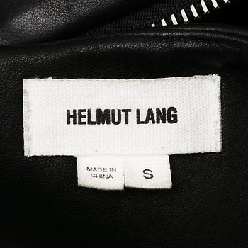 бирка Кожаная куртка Helmut Lang