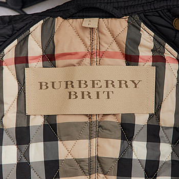 бирка Пуховик Burberry Brit