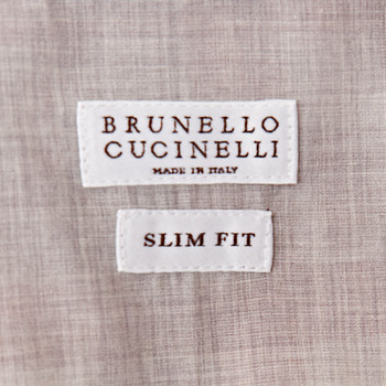 бирка Рубашка Brunello Cucinelli