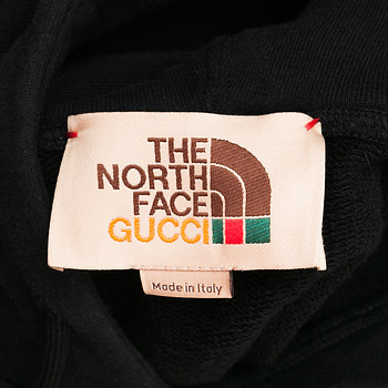 бирка Худи The North Face x Gucci