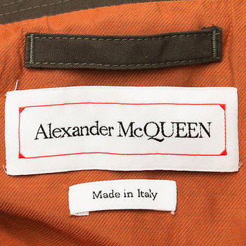 бирка Плащ Alexander McQueen