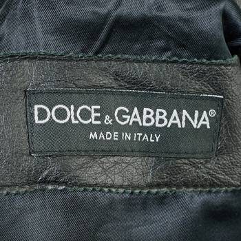 бирка Кожаная куртка Dolce&Gabbana